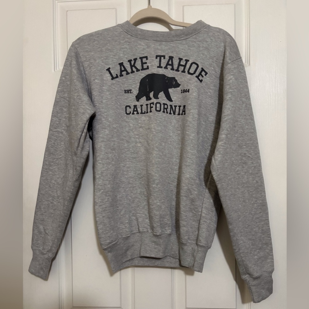 High Camp Outfitters Gray Lake Tahoe California Sweatshirt